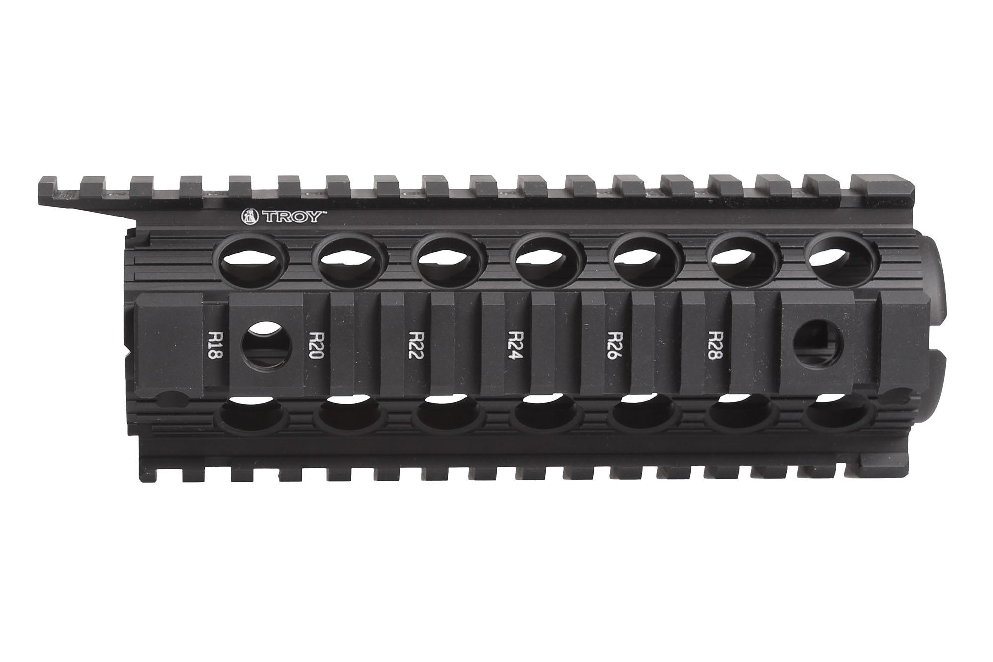 Troy Industries Enhanced Drop-In AR-15 Handguard - Quad Rail - 7"